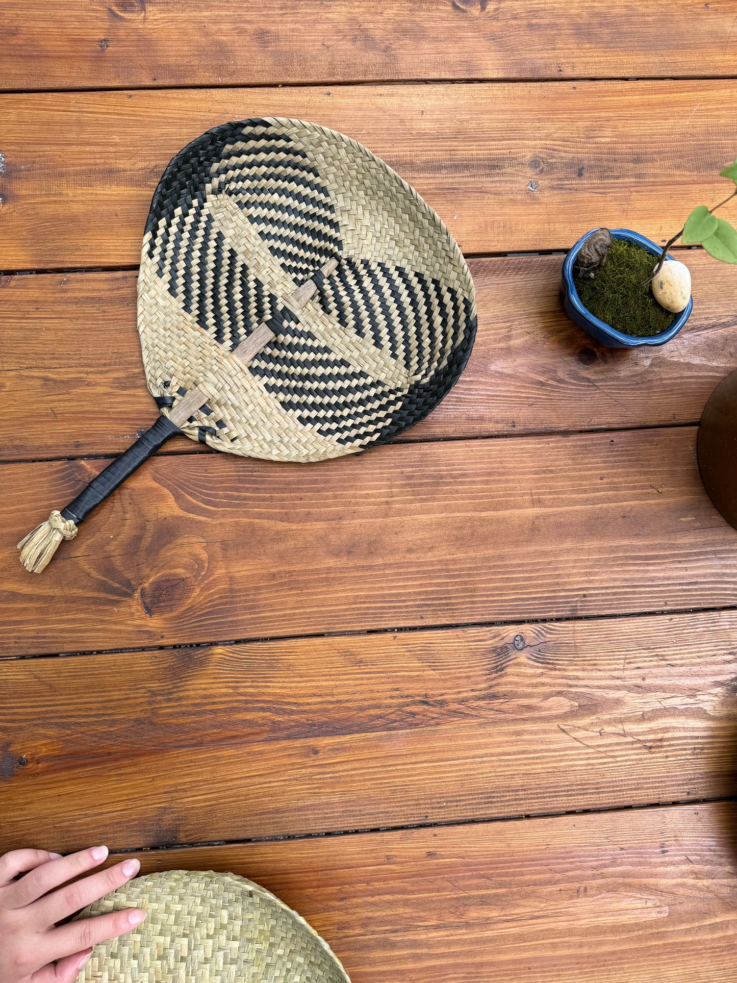 Traditional Chinese Cattail Fan Cattail Woven Cooling Fan