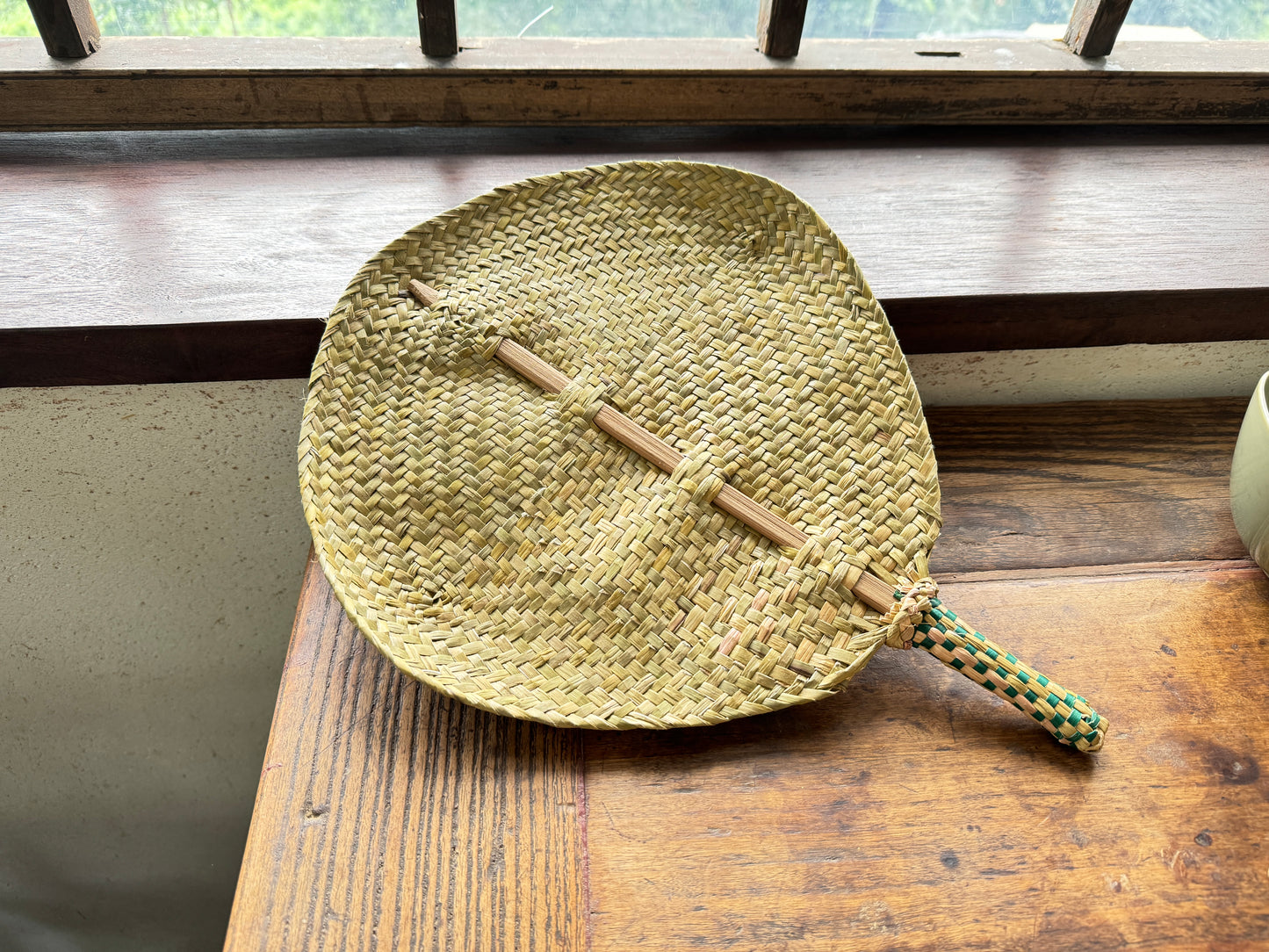 Traditional Chinese Cattail Fan Cattail Woven Fan